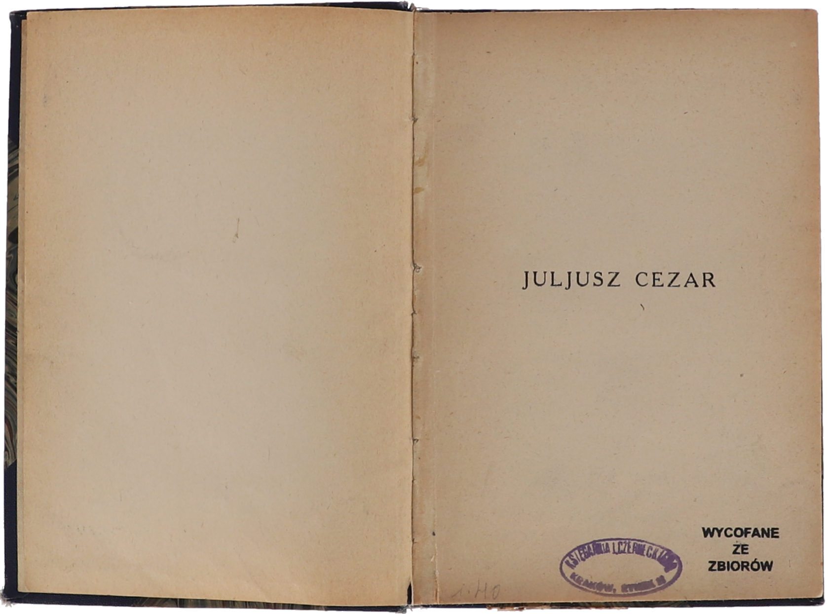 Używana książka William Shakespeare Juljusz Cezar 1924