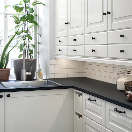 Listwa taśma oświetleniowa blatu kuchennego szafek Ściemniana 30 cm MITTLED srebrny