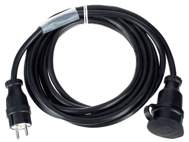 Kabel zasilający przedłużacz 5m oświetlenie nagłośnienie H07RN-F 2,5 mm²