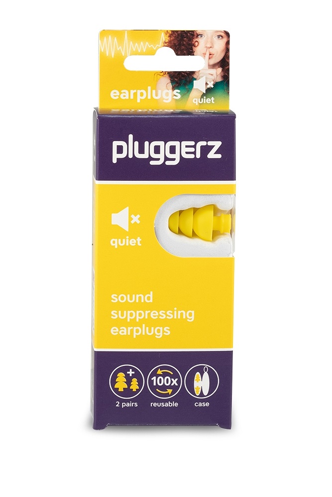 Zatyczki stopery do uszu do czytania nauki skupienia Pluggerz Uni Fit Quiet 26 dB