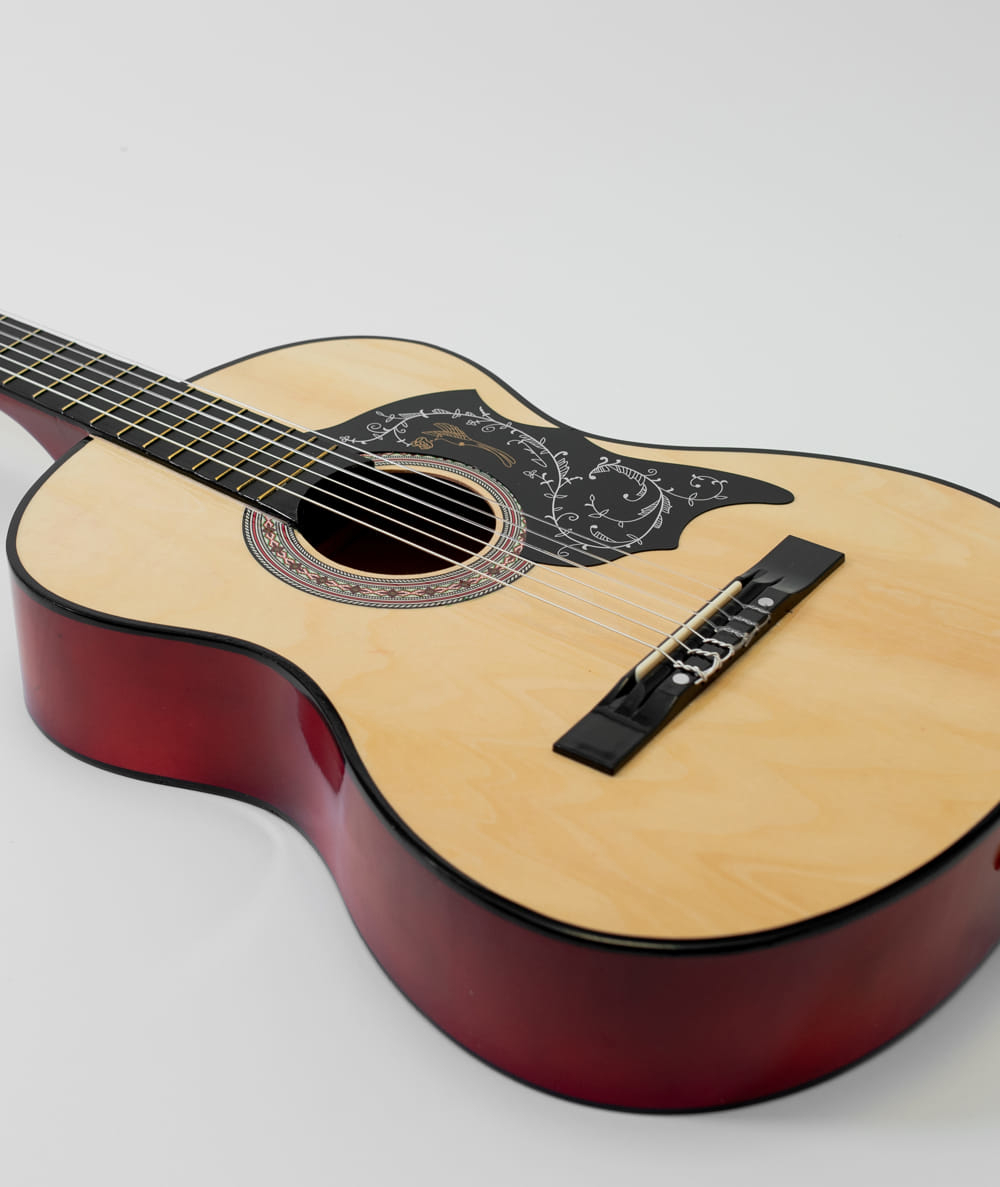 Gitara klasyczna 3/4 7/8 Naturalna jasny brąz od 12 lat dzieci i dorosłych