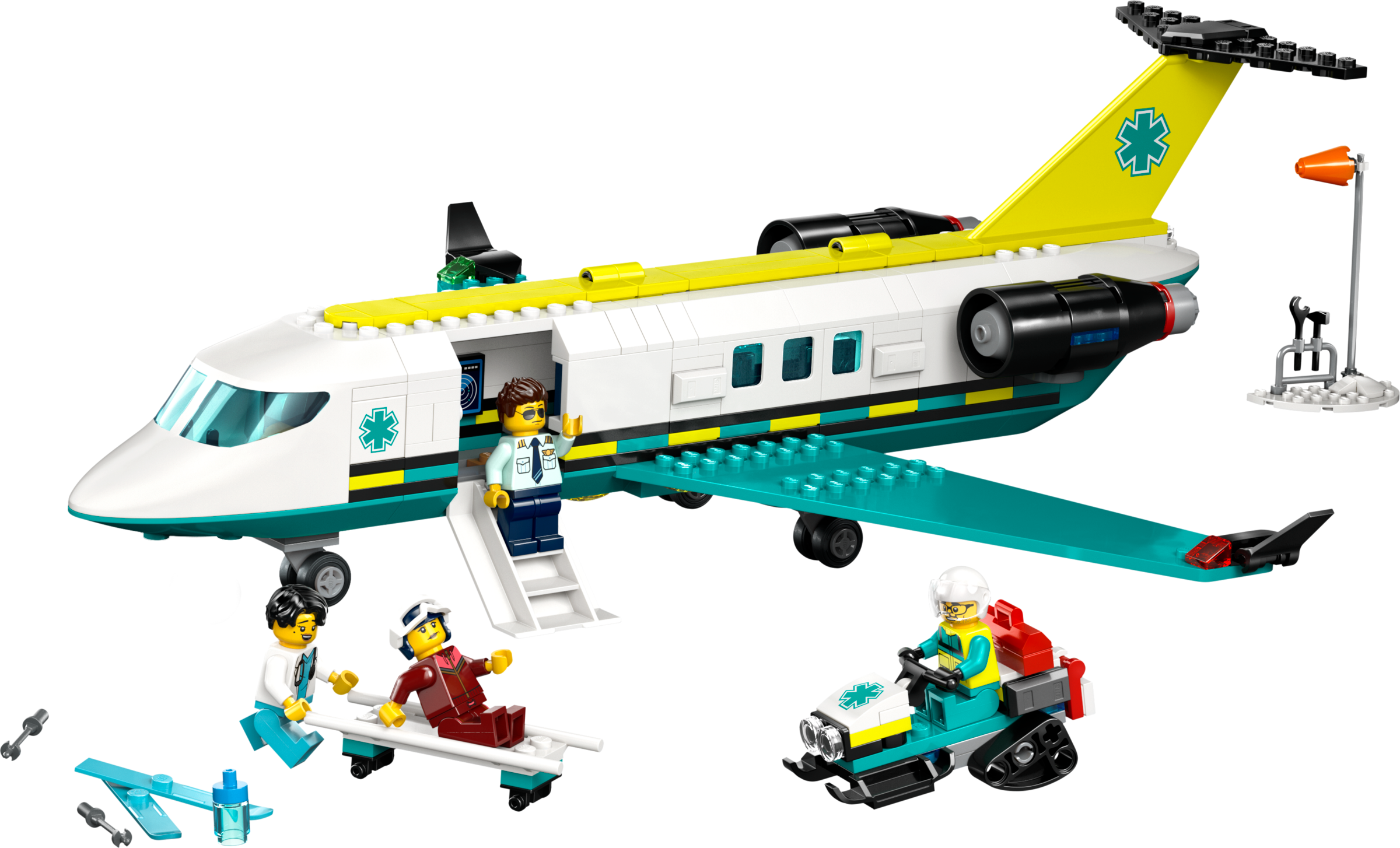 LEGO City Samolot pogotowia ratunkowego 60465 - misje ratunkowe 6+
