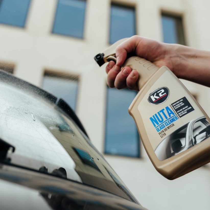 Płyn do mycia szyb reflektorów bez smug Powłoka Hydrofobowa K2 NUTA 750 ML K507