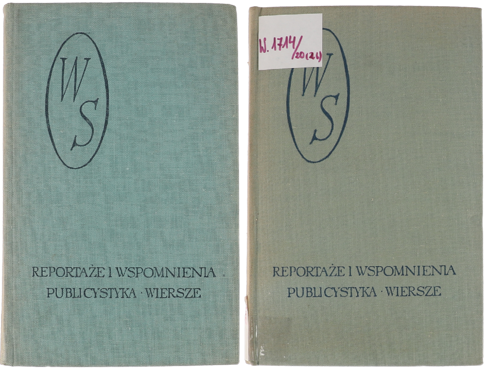 W.Sieroszewski Reportaże i wspomnienia Dzieła 1963