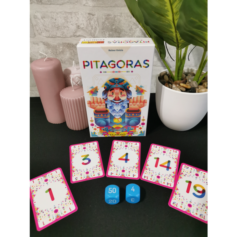 Pitagoras gra towarzyska, edukacyjna, logiczna dla całej rodziny 8+