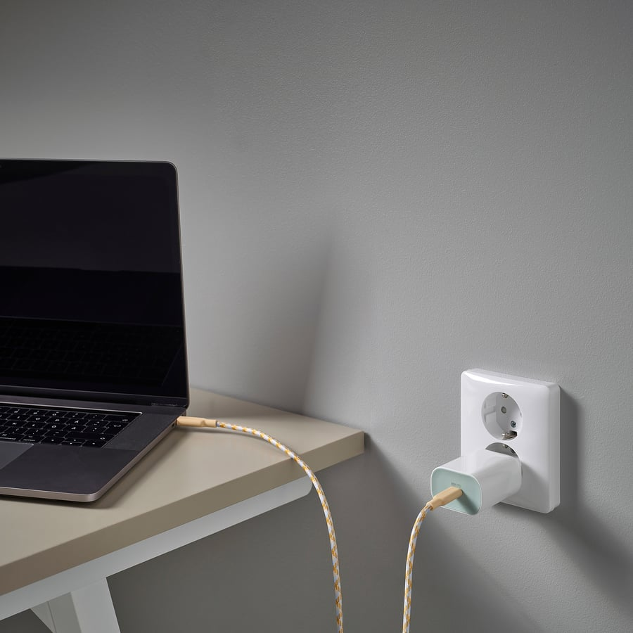 Ładowarka USB-C 65W 3,25A PD 3.0 QC4+ PPS szybkie ładowanie IKEA SJÖSS