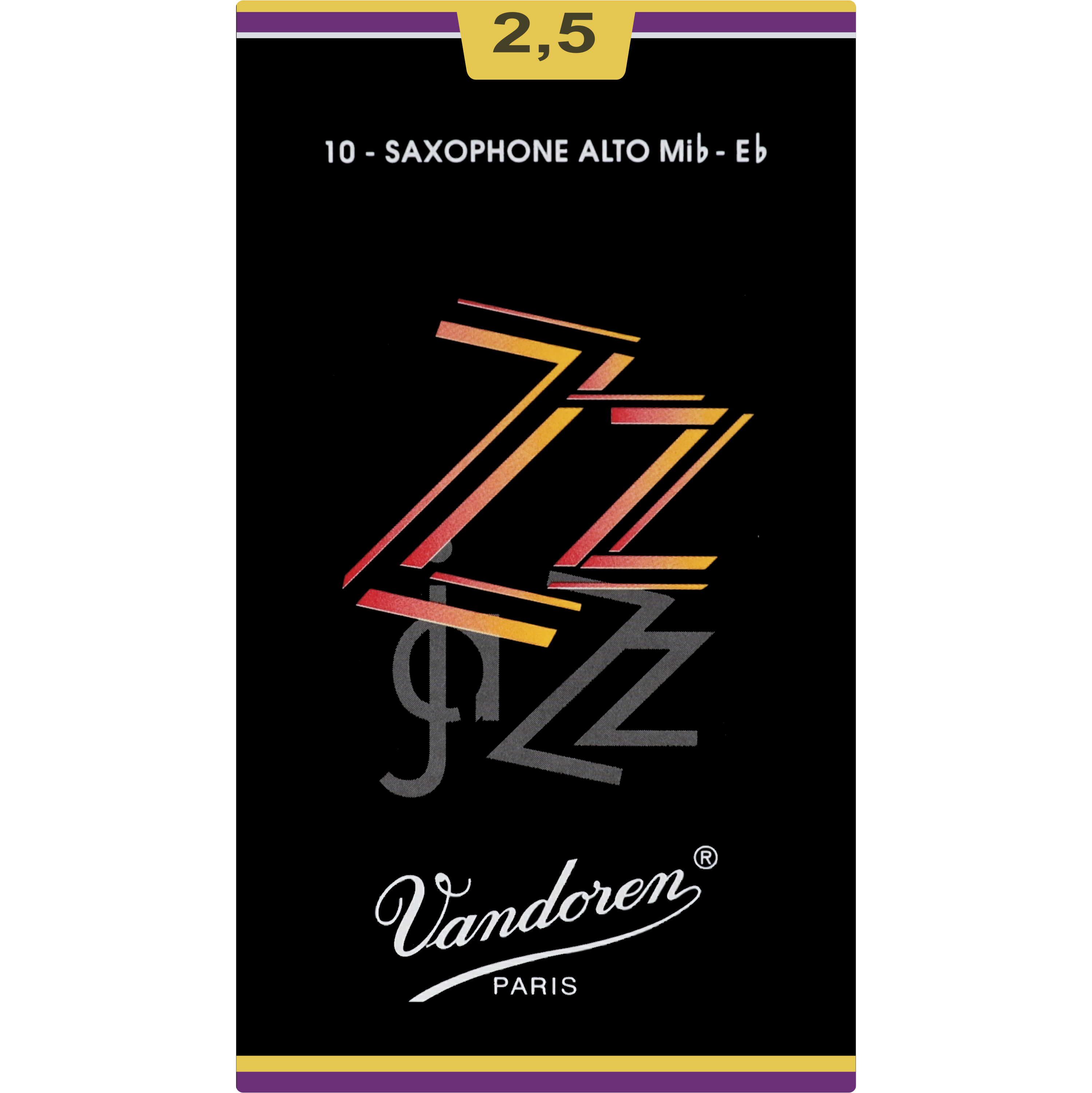 Stroik saksofon altowy alt 2,5 Vandoren ZZ SR4125 1 szt.