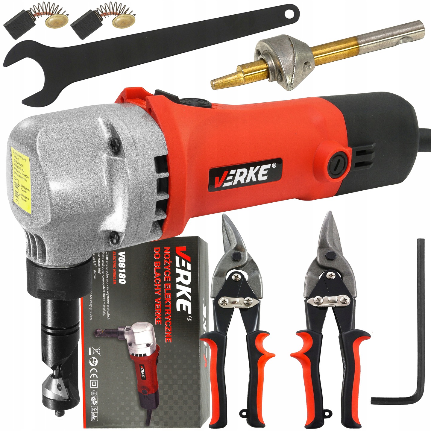 Kabelloser Blechknabber Für DeWalt 20V - 3 Geschwindigkeiten 360° Drehbar