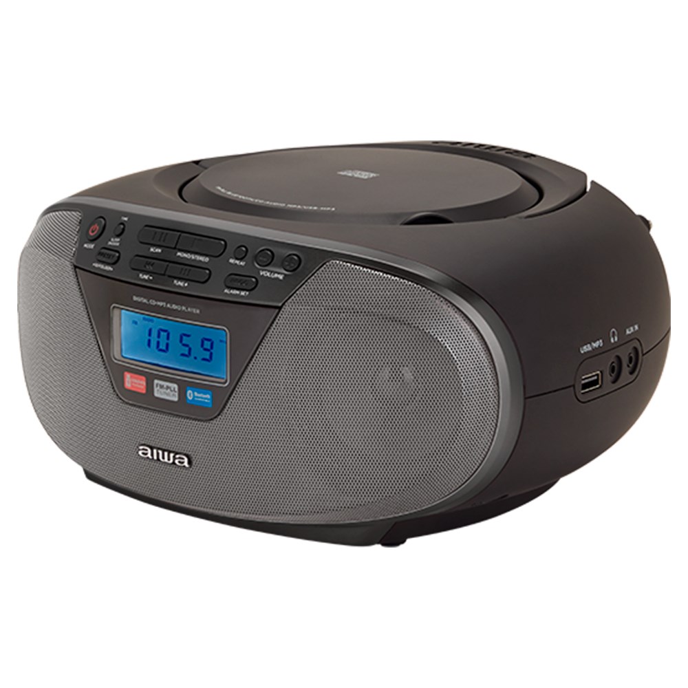 AIWA Boombox BBTU-400BK CD/FM RDS/USB/BT czarny (4)