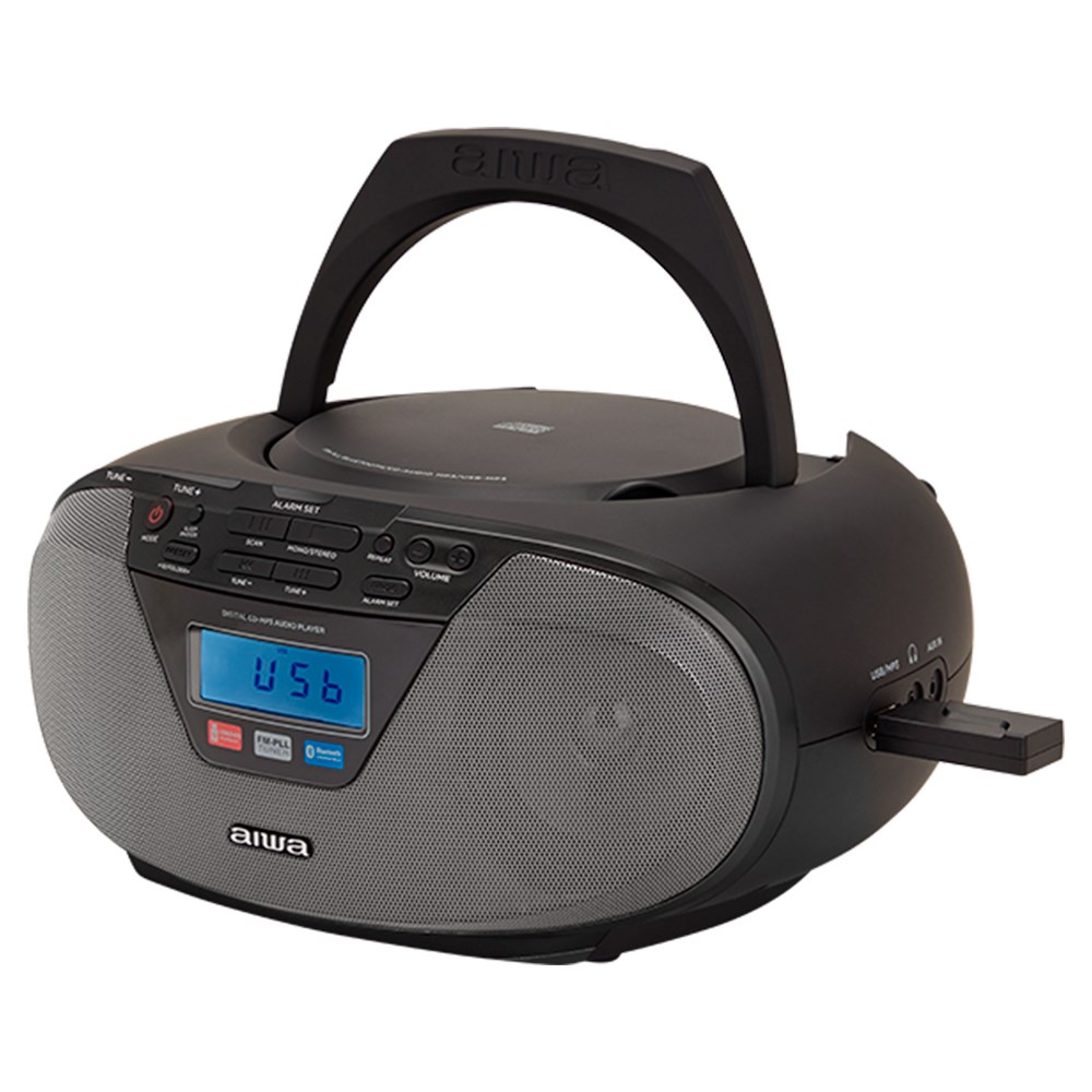 AIWA Boombox BBTU-400BK CD/FM RDS/USB/BT czarny (3)