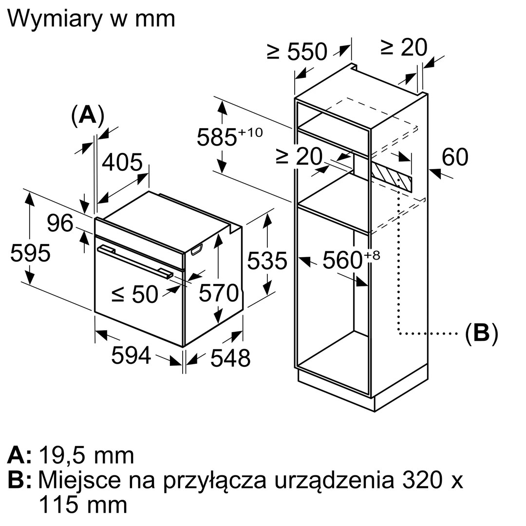 Piekarnik elektryczny Bosch HBG571EB4 Serie 2 71 l | piroliza | AirFry | termoobieg 3D | czarny (14)