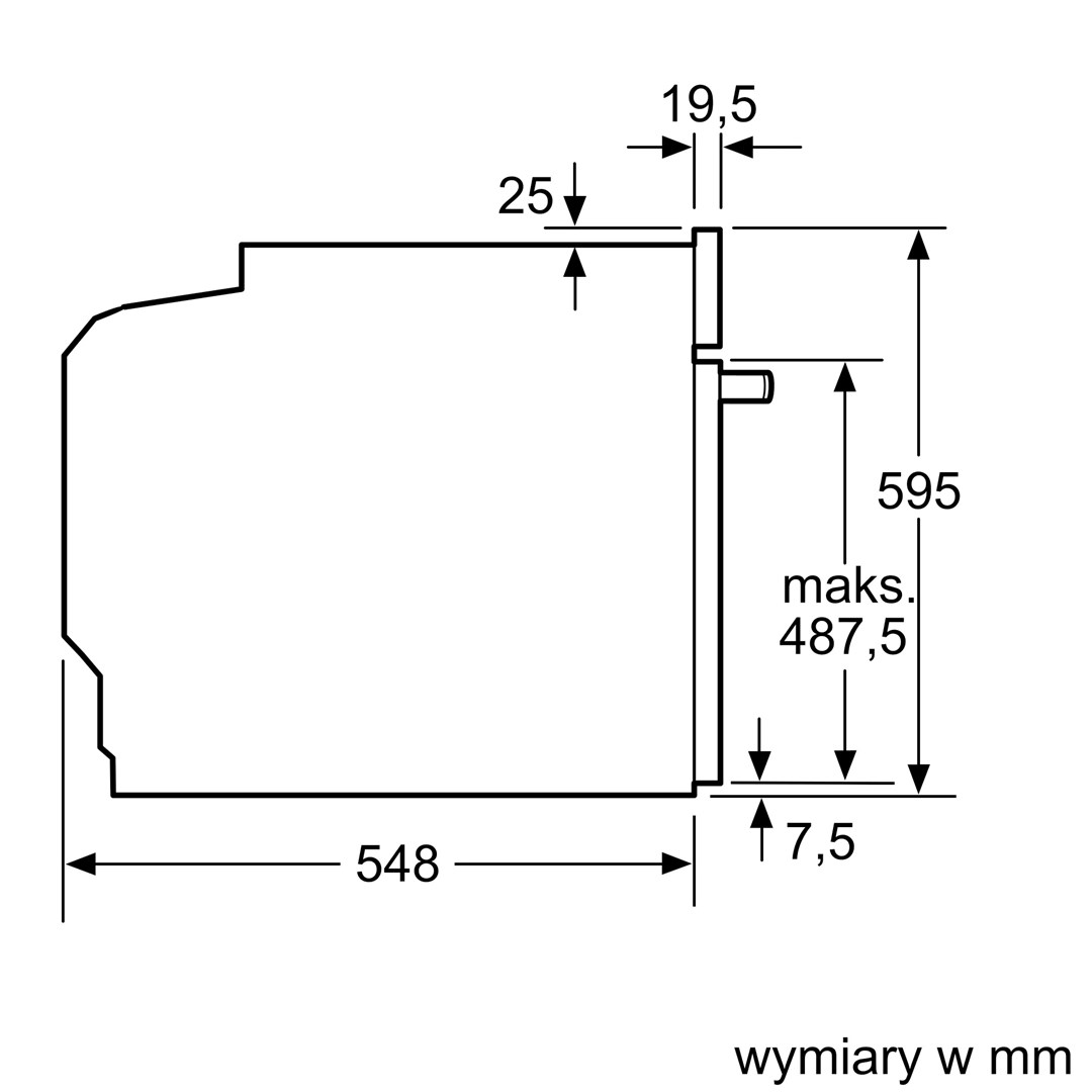 Piekarnik elektryczny Bosch HBG571EB4 Serie 2 71 l | piroliza | AirFry | termoobieg 3D | czarny (13)