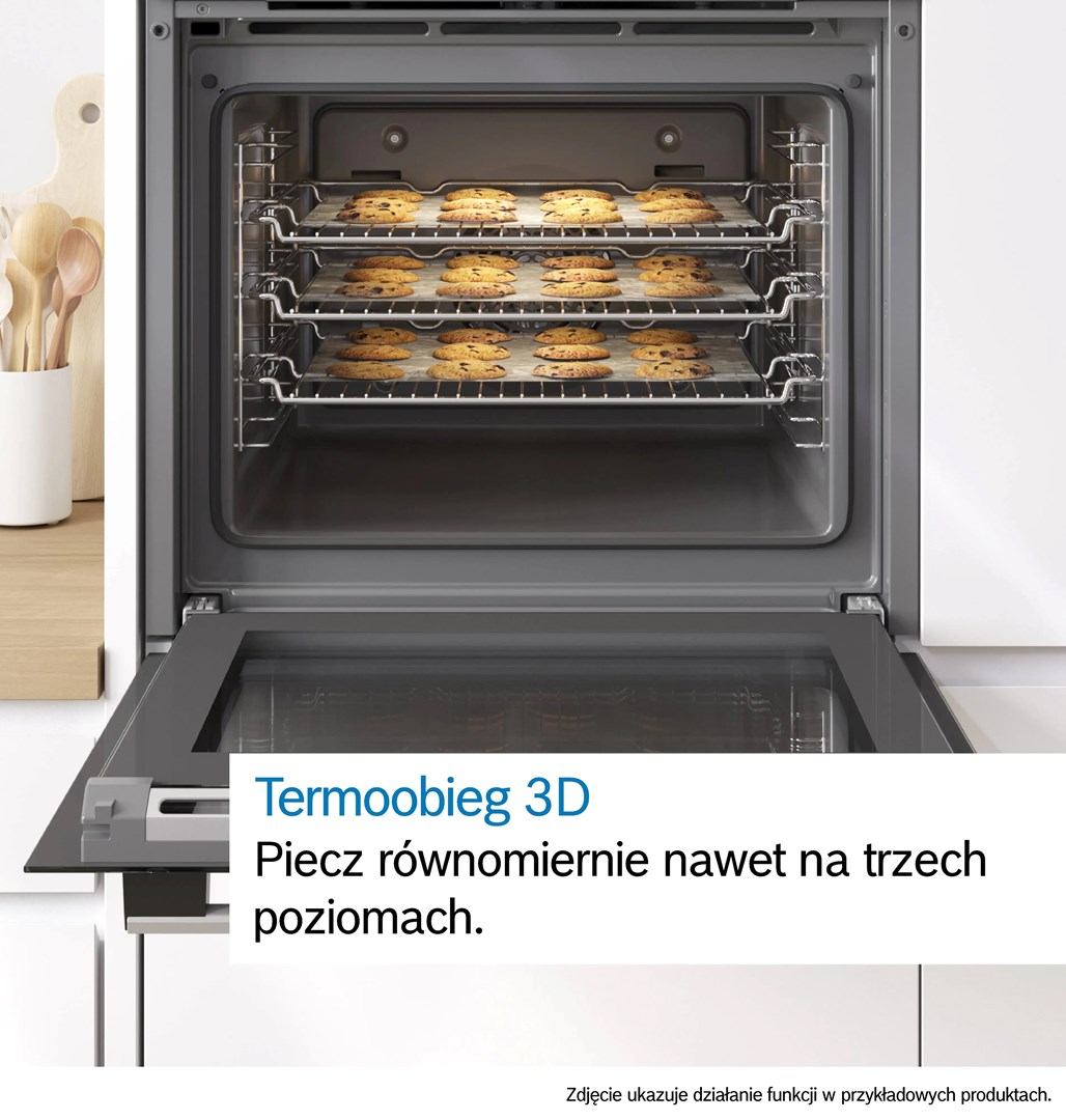 Piekarnik elektryczny Bosch HBG571EB4 Serie 2 71 l | piroliza | AirFry | termoobieg 3D | czarny (5)