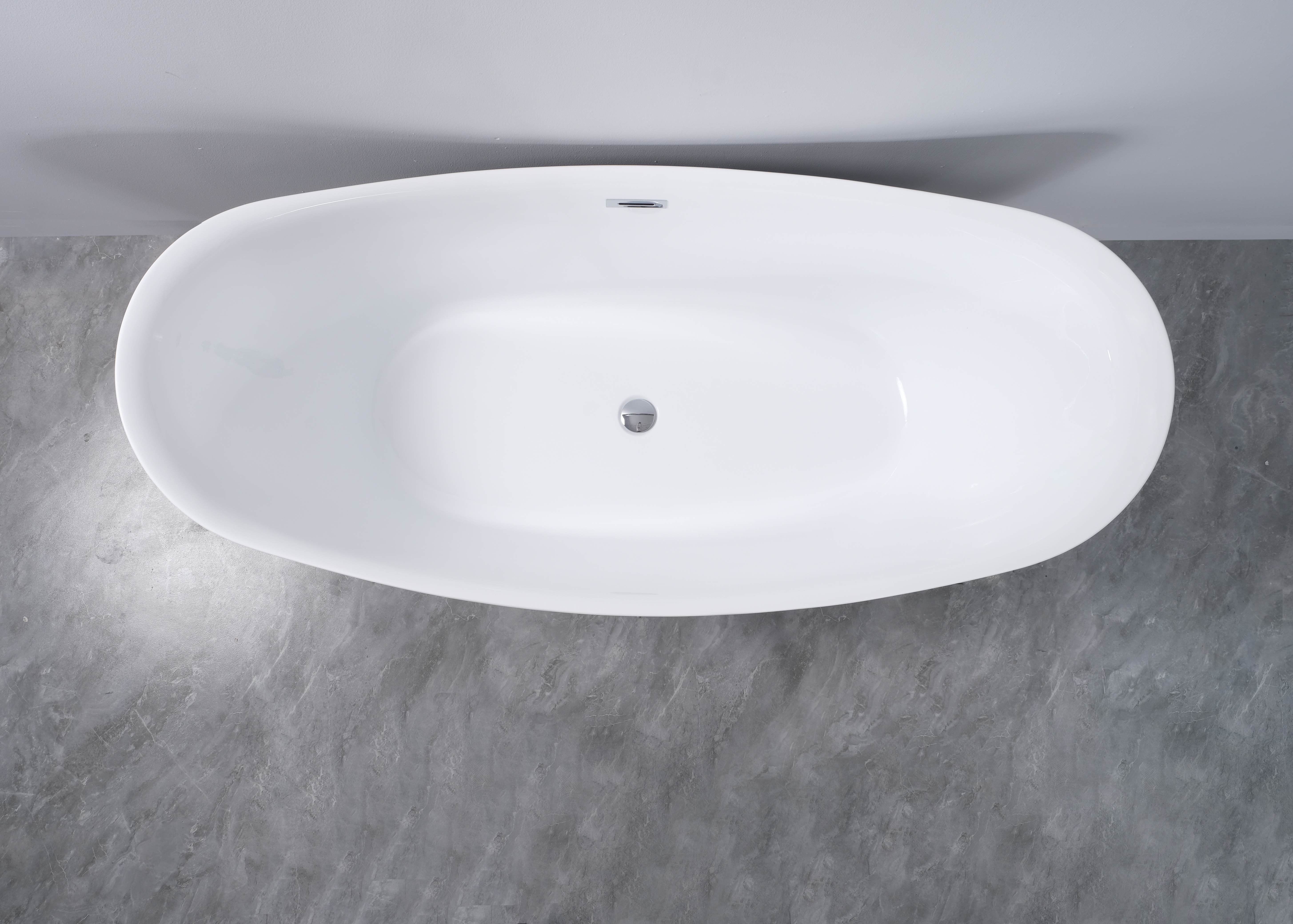 Wanna wolnostojąca Malta Czarno-biała