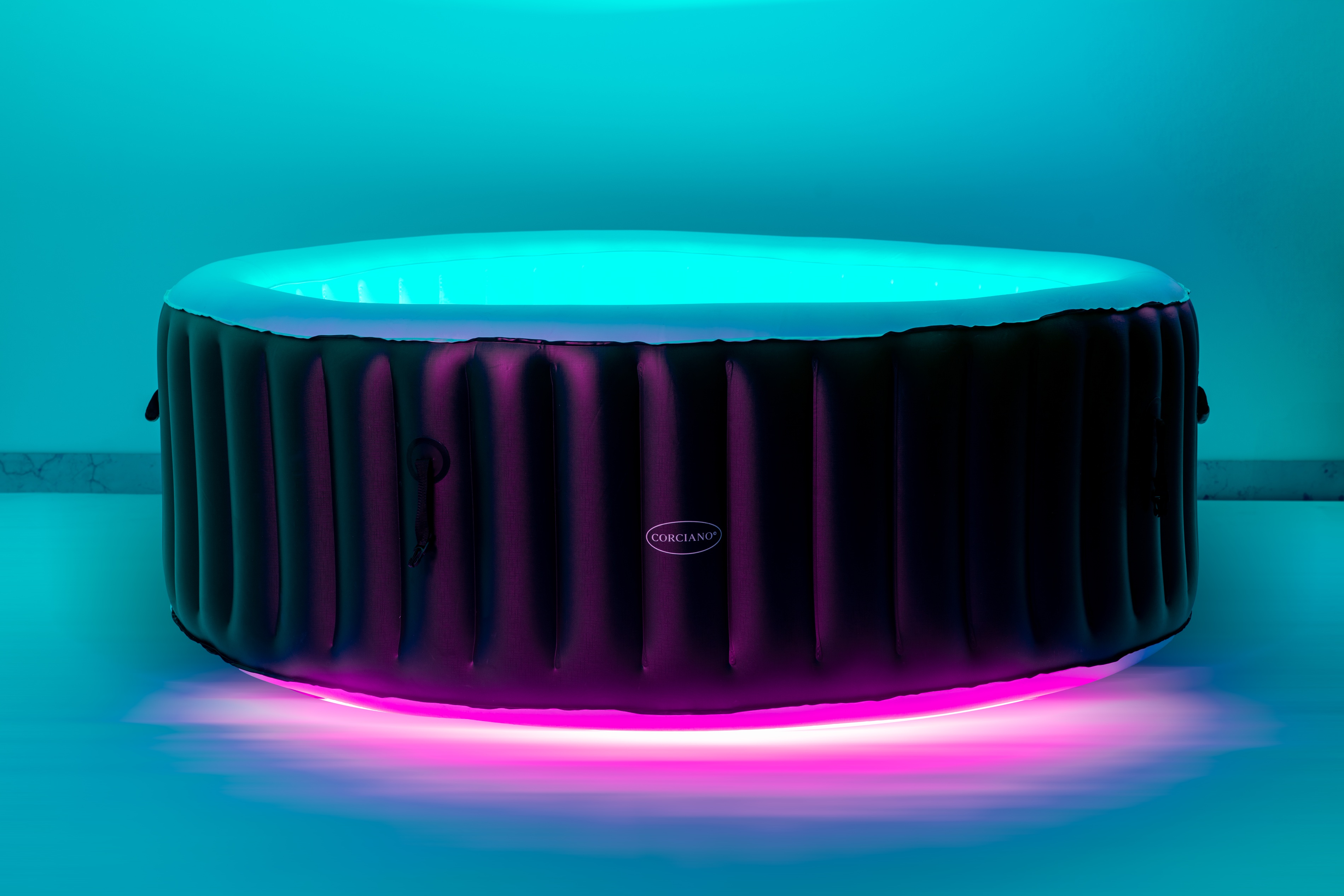 Jacuzzi Basen Ogrodowy Spa Corciano Okrągłe 180 x 66 cm Hydromasaż