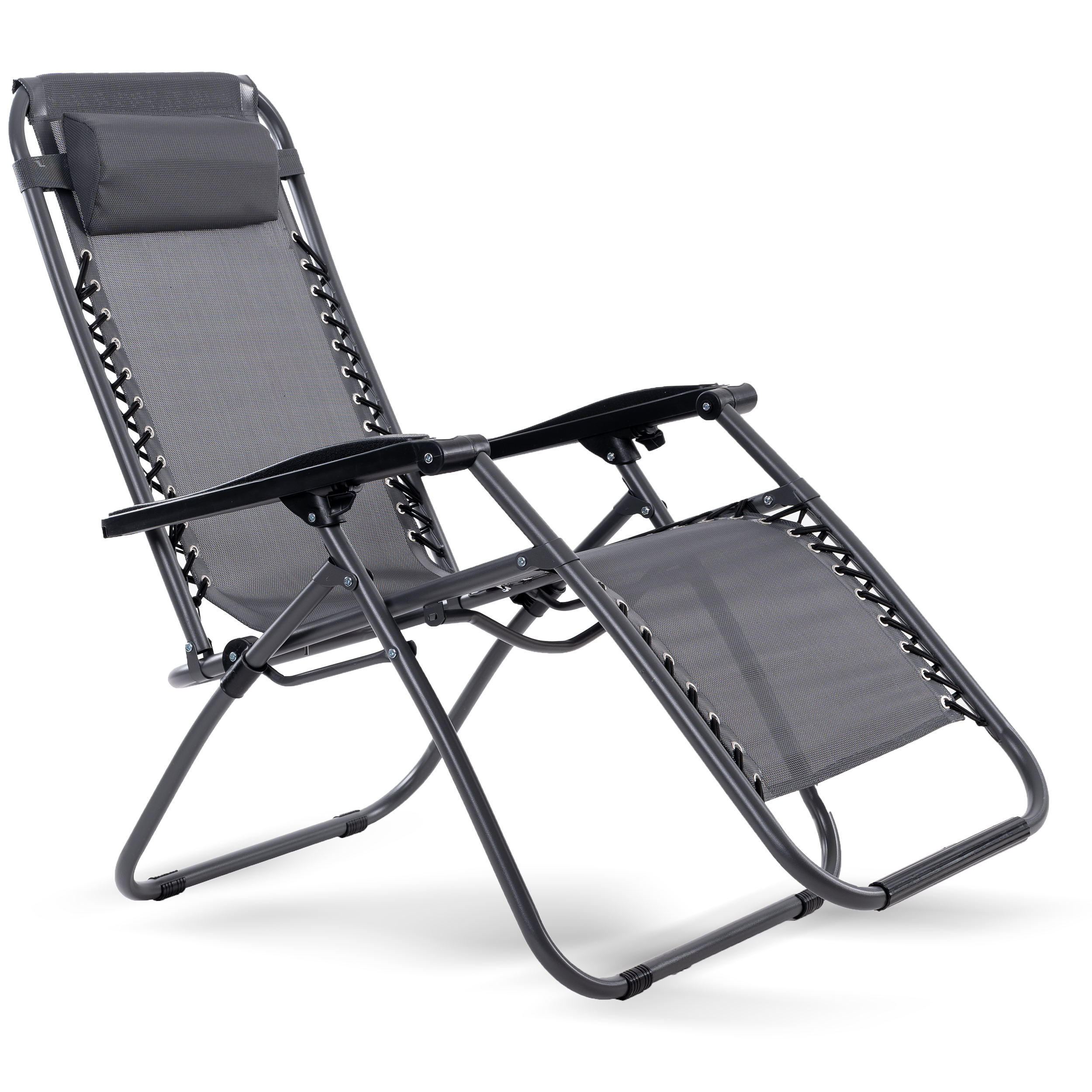 LEŻAK 2szt PLAŻOWY SKŁADANY GRAVITY FOTEL OGRODOWY