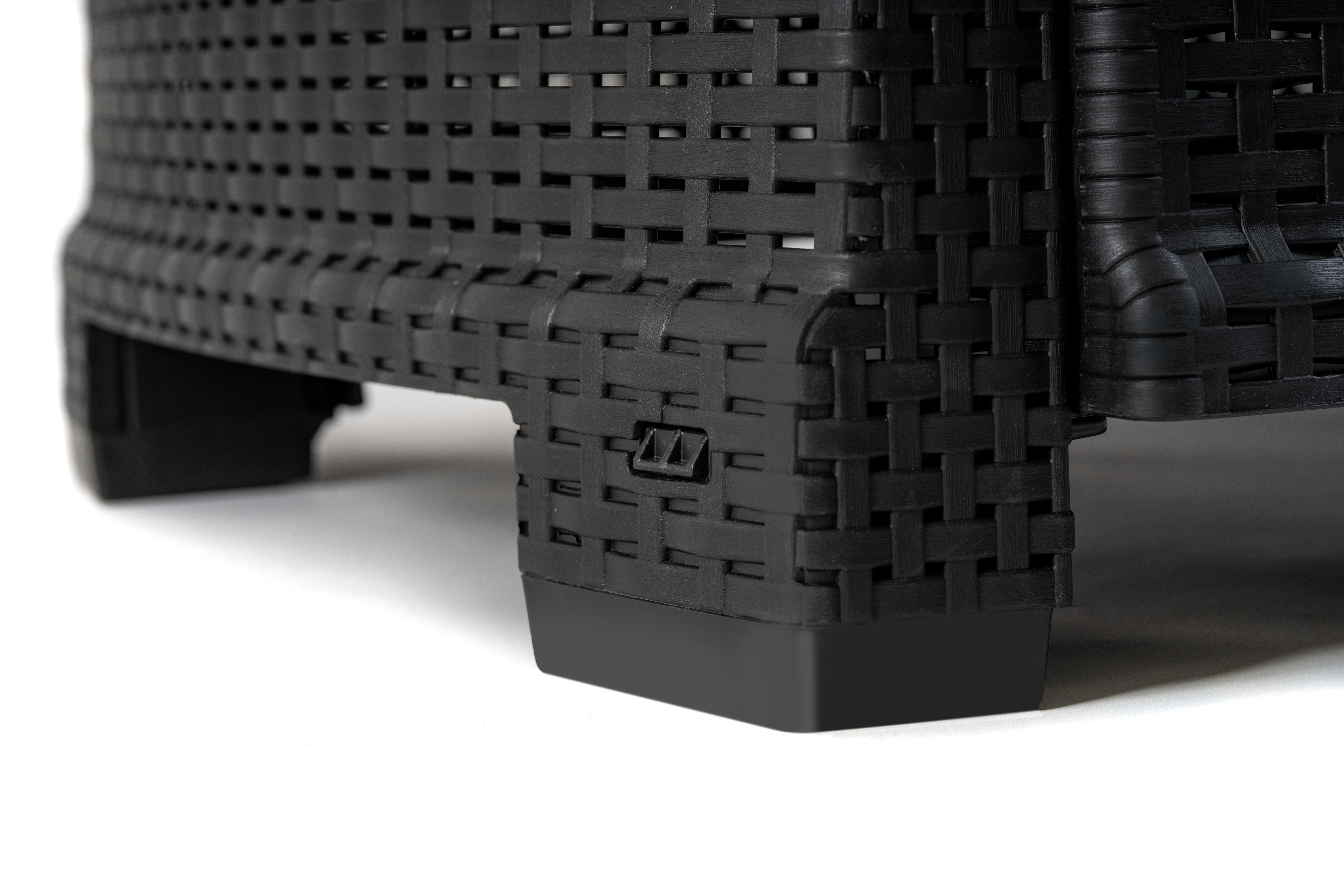 Zestaw Mebli Ogrodowych NAPOLI MINI 6 Rattan Antracyt