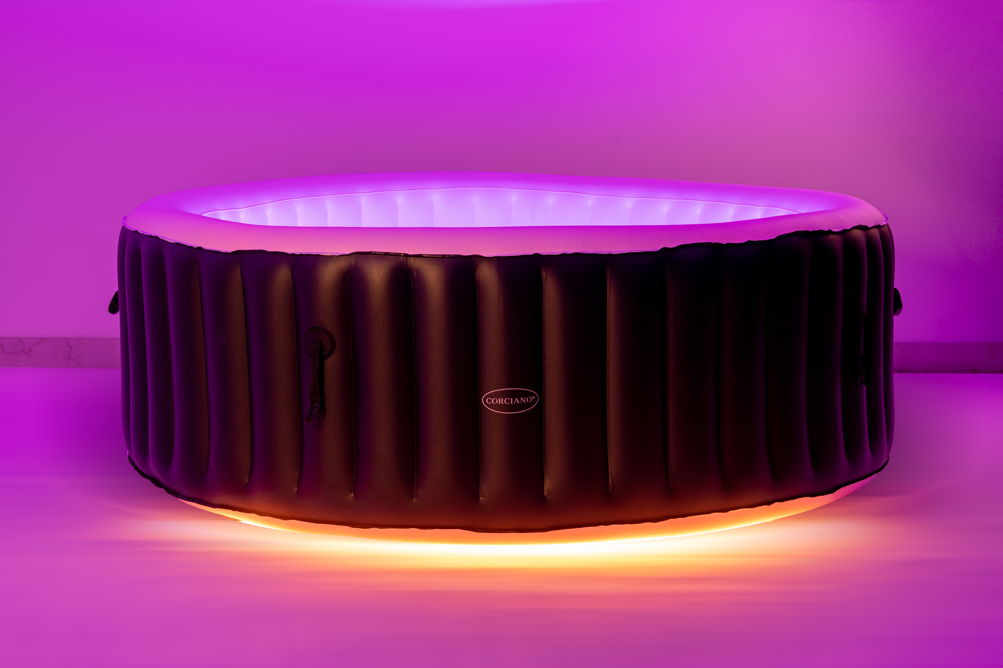 Jacuzzi Basen Ogrodowy Spa Corciano Okrągłe 180 x 66 cm Hydromasaż