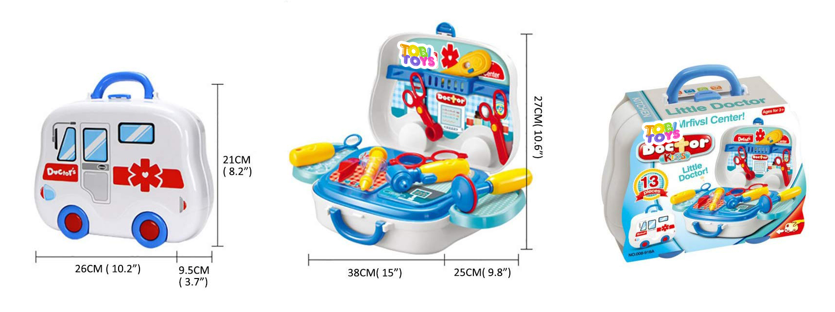 Doktor w walizce samochód 008-918A