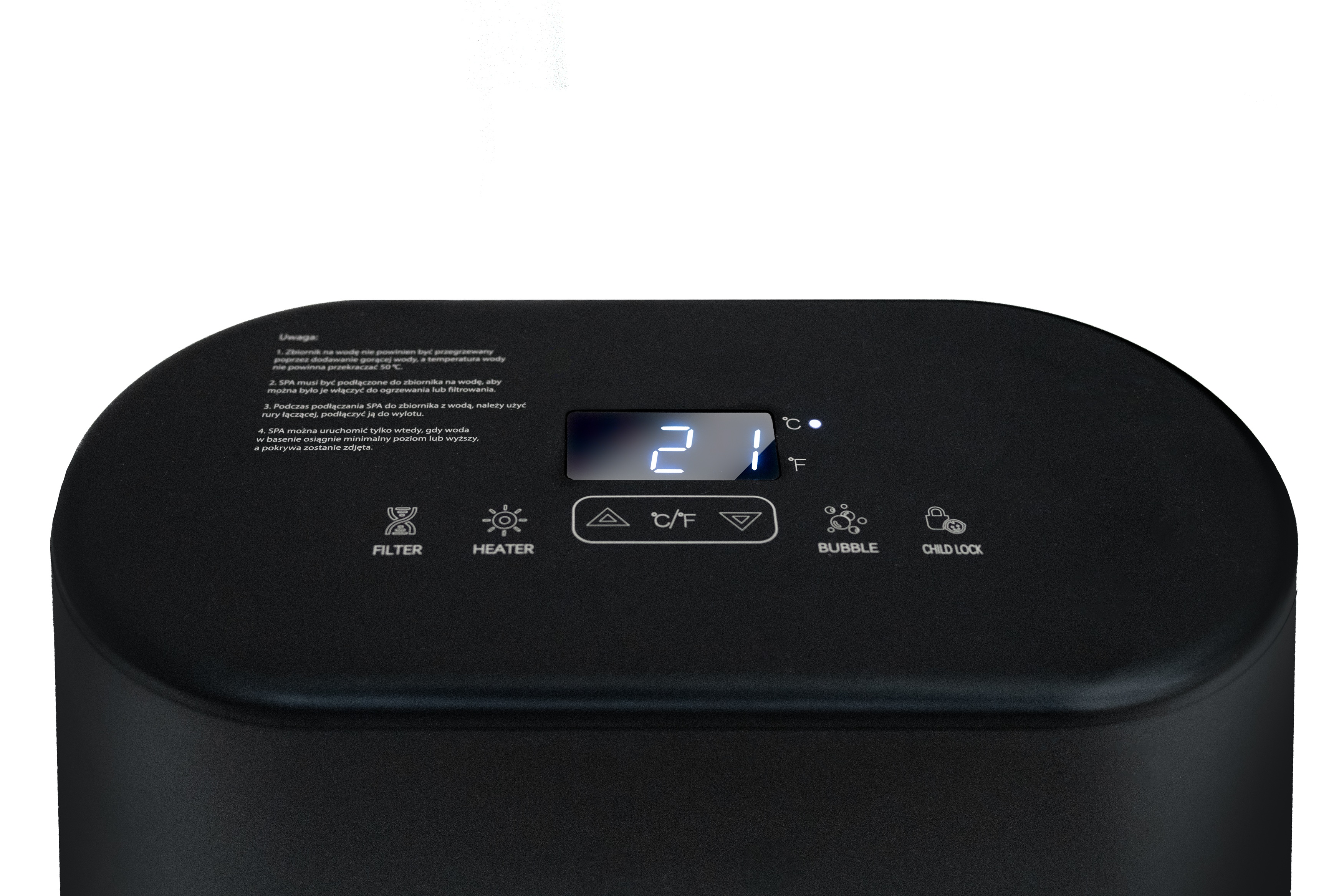 Jacuzzi Basen Ogrodowy Spa Corciano Okrągłe 180 x 66 cm Hydromasaż