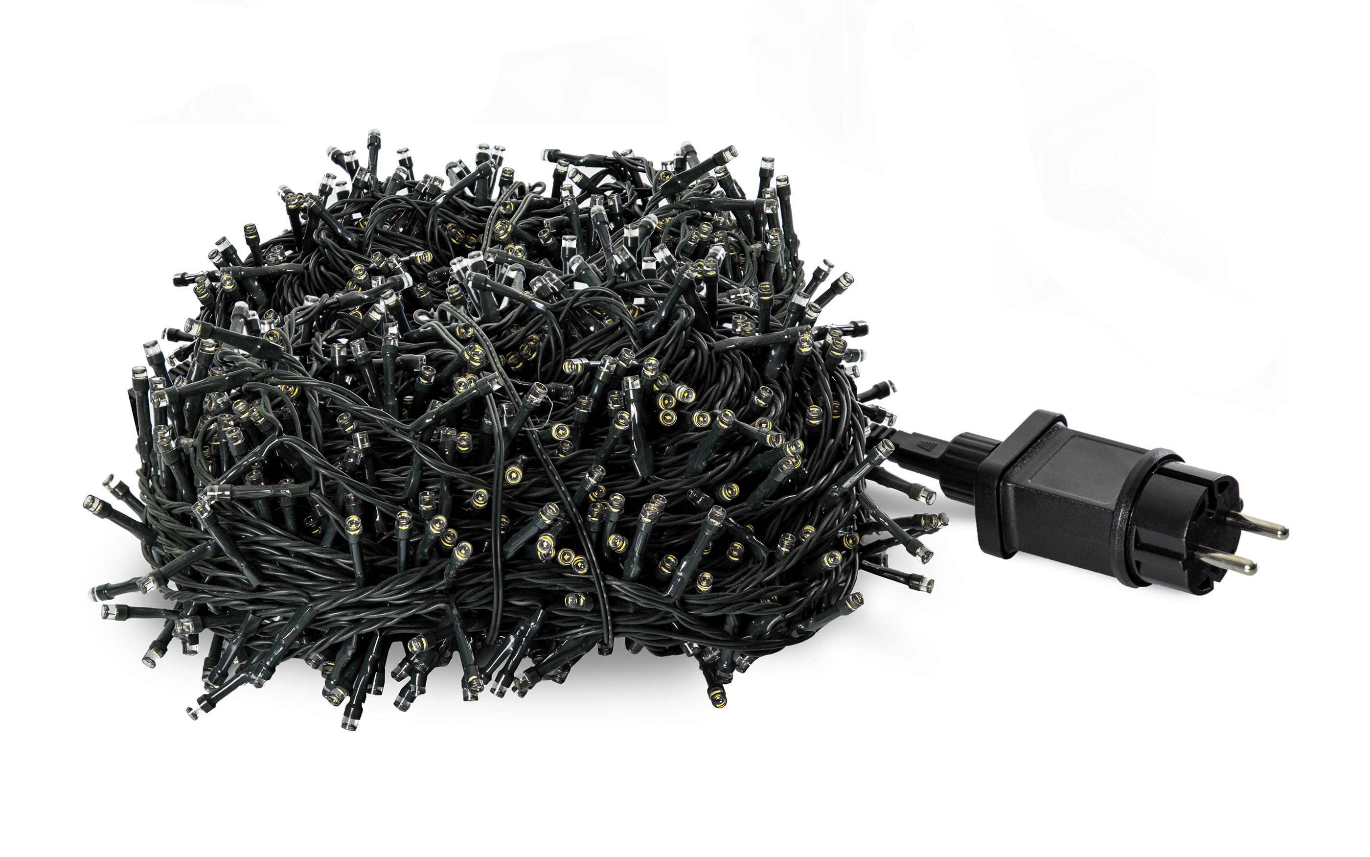 LAMPKI CHOINKOWE 1000 LED ZIMNY BIAŁY, PROGRAMATOR