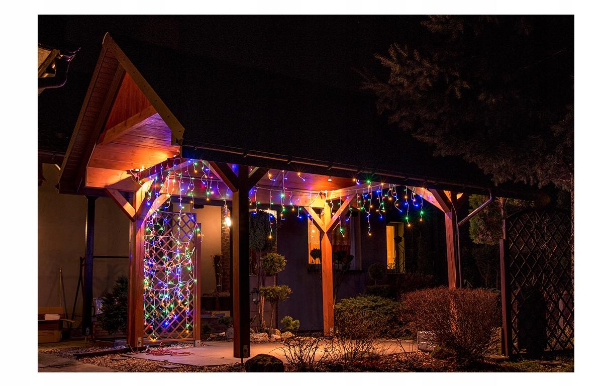 Lampki Sople Zewnętrzne 150LED 5M Multikolor