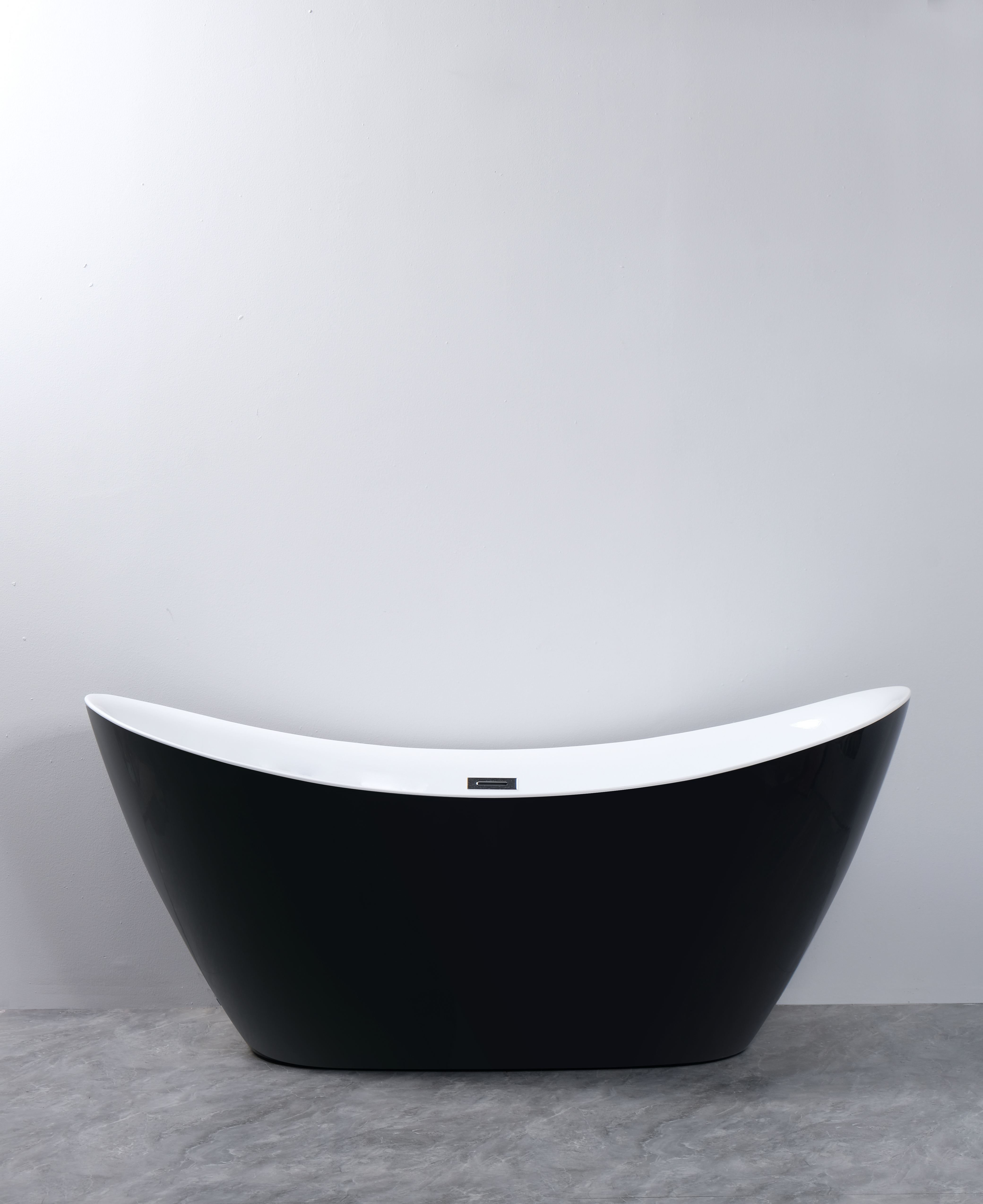 Wanna wolnostojąca Malta Czarno-biała