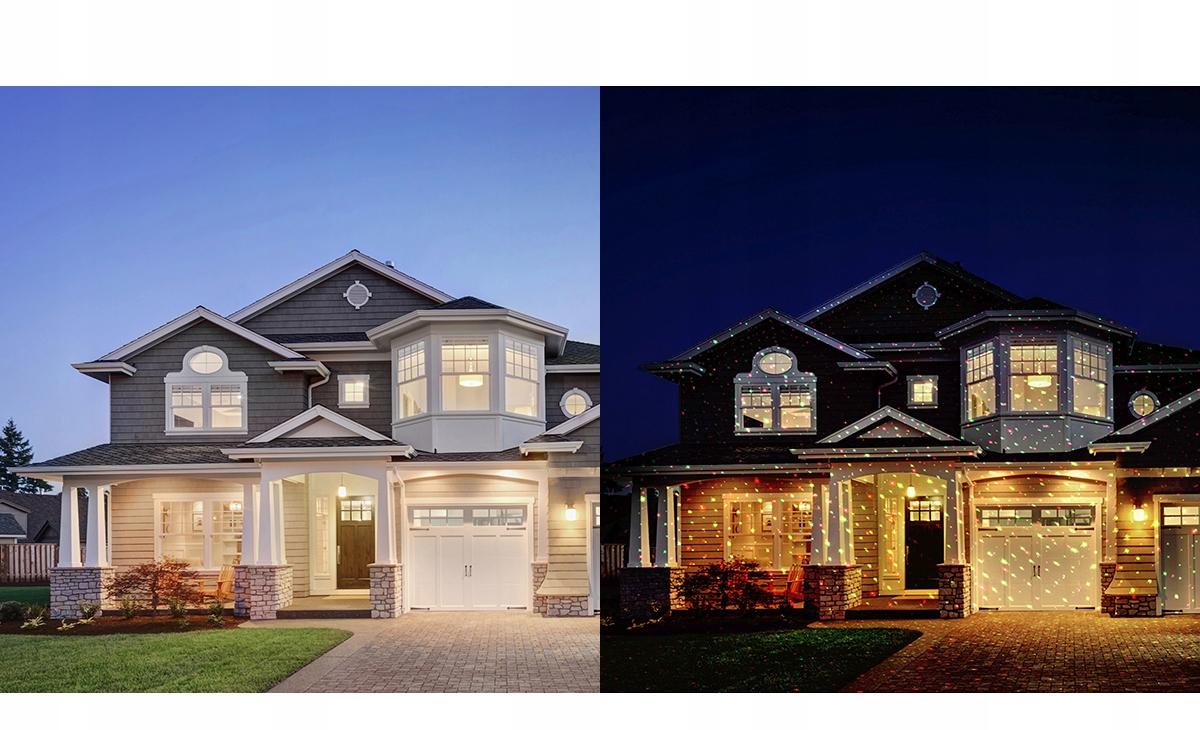 PROJEKTOR LASEROWY 5000 RZUTNIK ŚWIĄTECZNY + PILOT