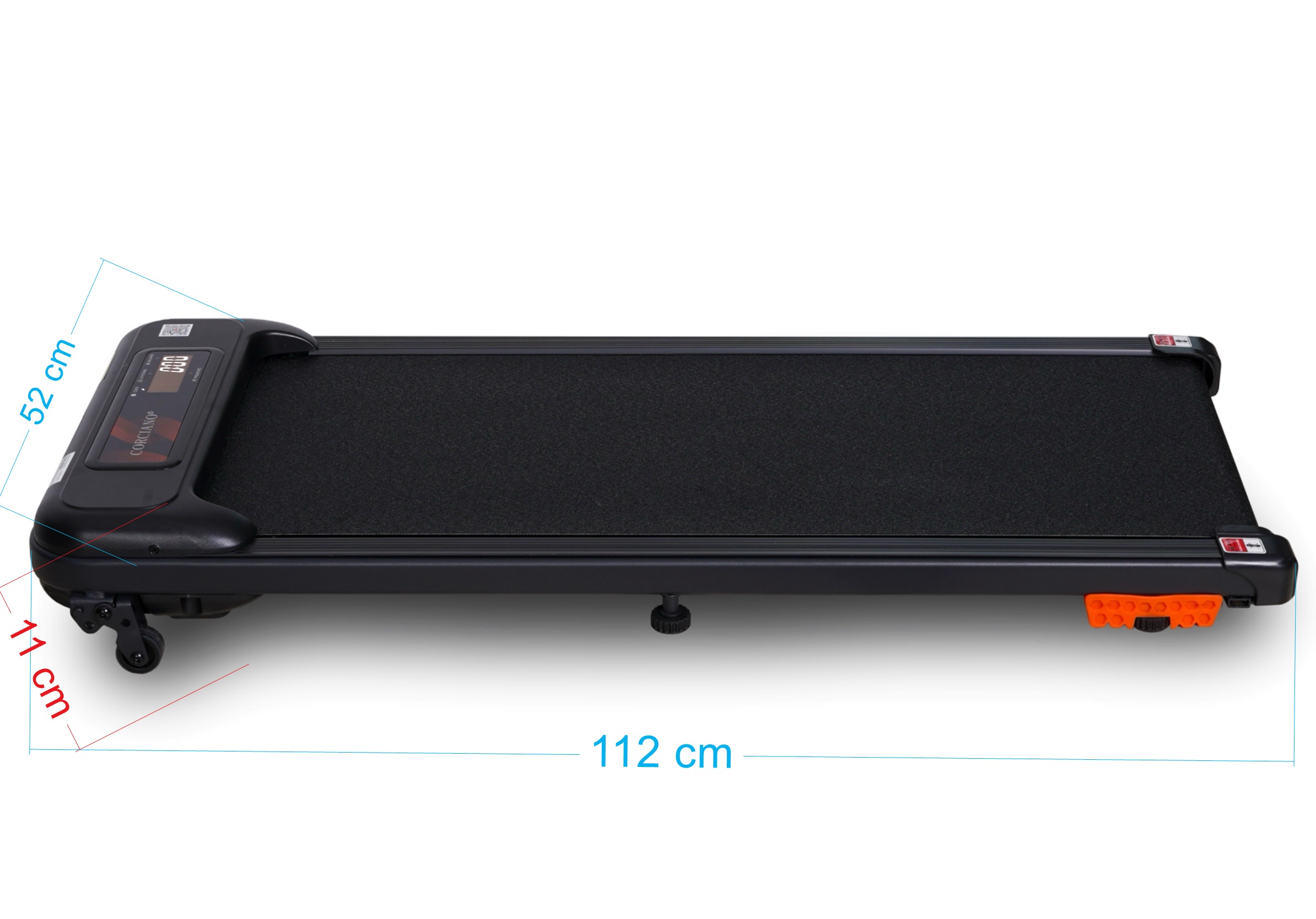 Bieżnia elektryczna TAVO 3930W Aplikacja Corciano PAD 3HP 120 kg