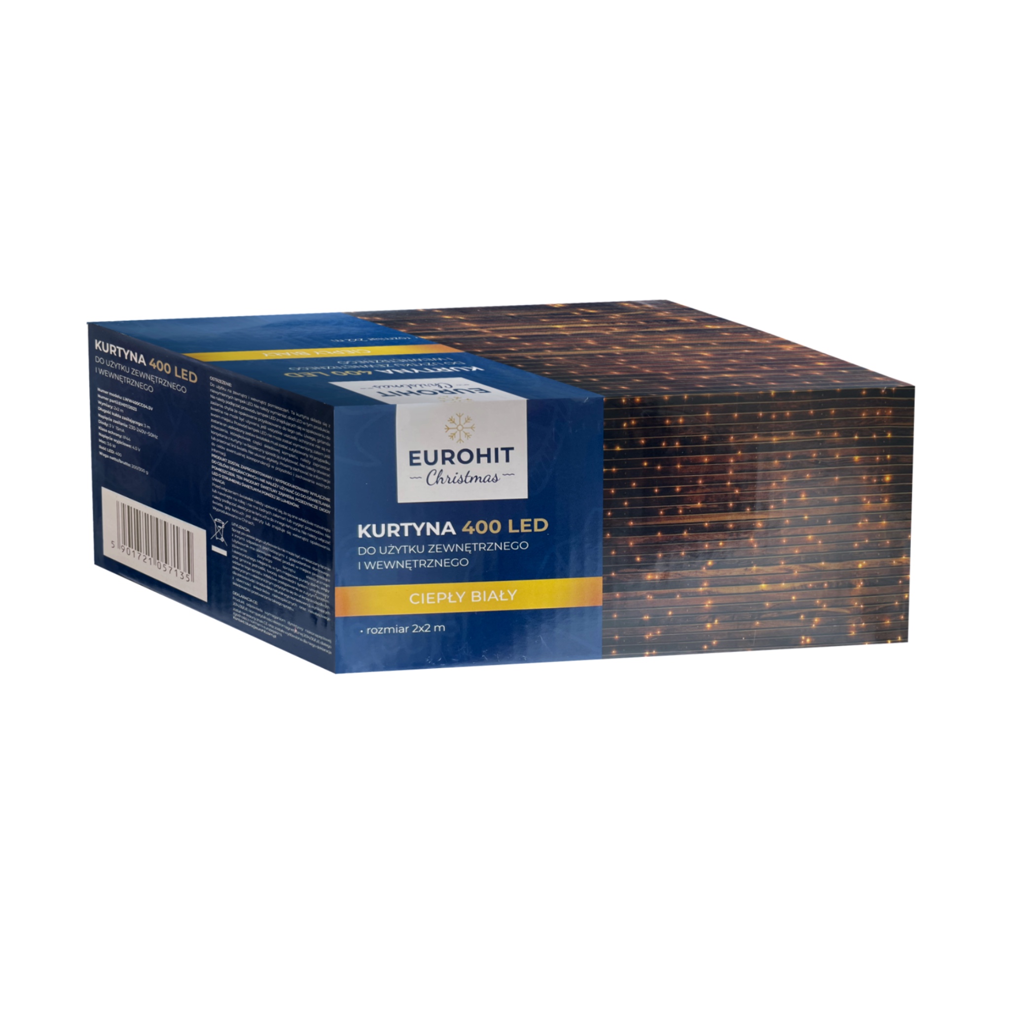 Lampki Choinkowe 400 LED kurtyna druciki