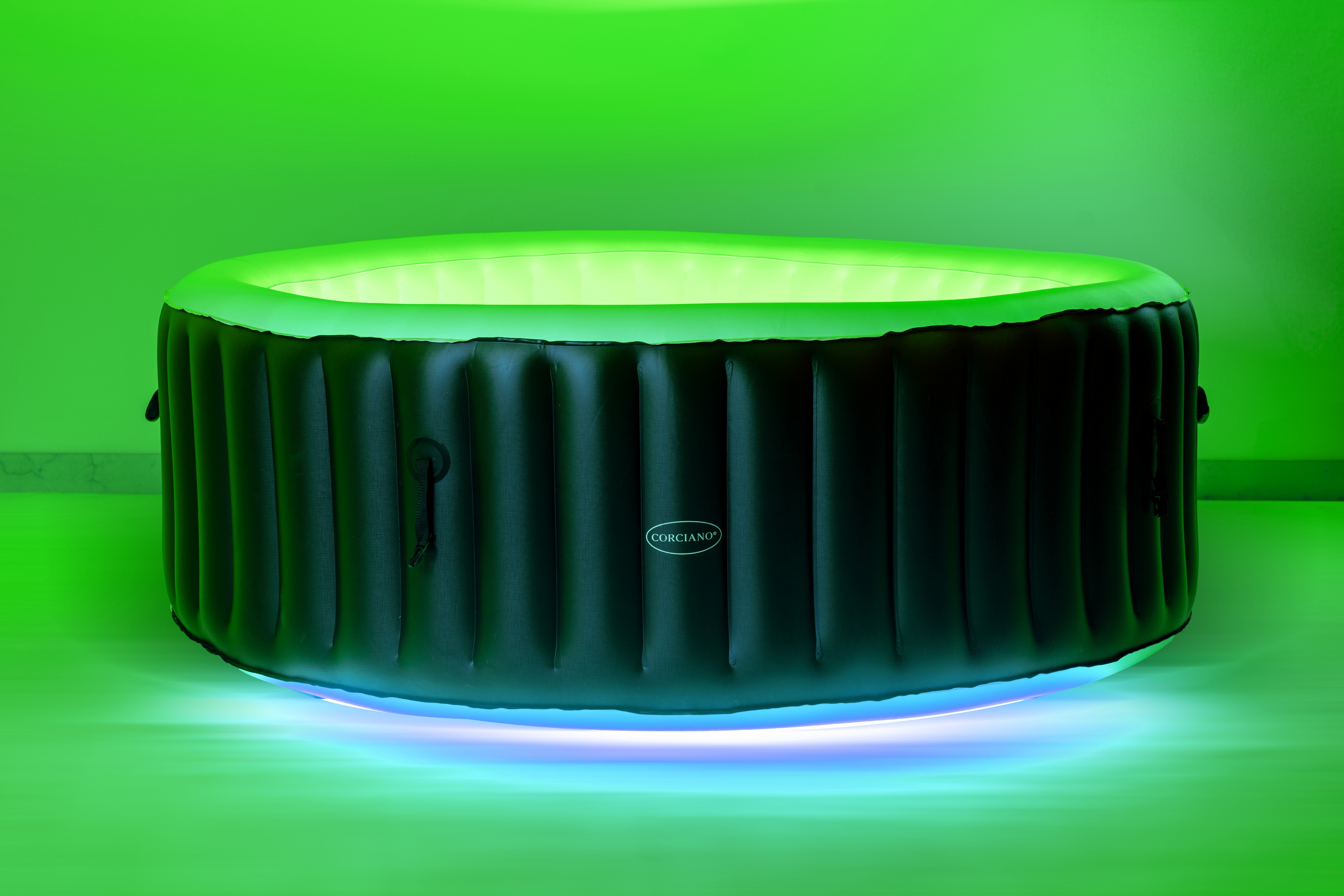 Jacuzzi Basen Ogrodowy Spa Corciano Okrągłe 180 x 66 cm Hydromasaż