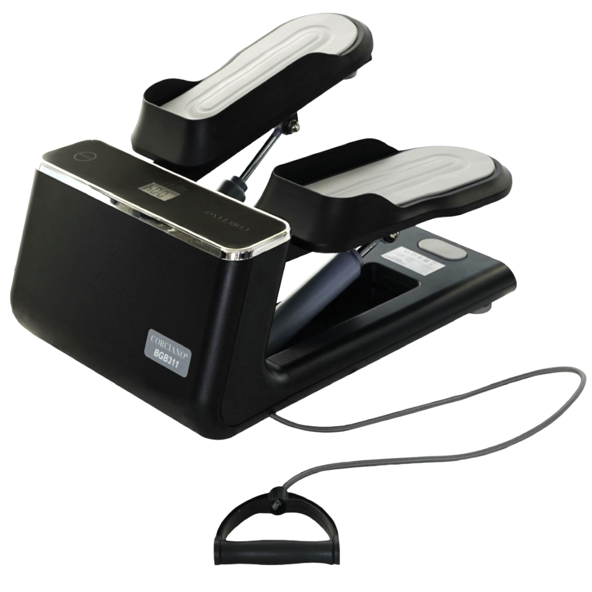 Stepper Fitness z licznikiem kroków 2w1 Corciano Czarny STEP Schody