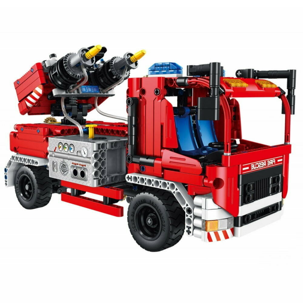 KLOCKI TECHNIC 2w1 WÓZ STRAŻACKI 1288 el. WODA