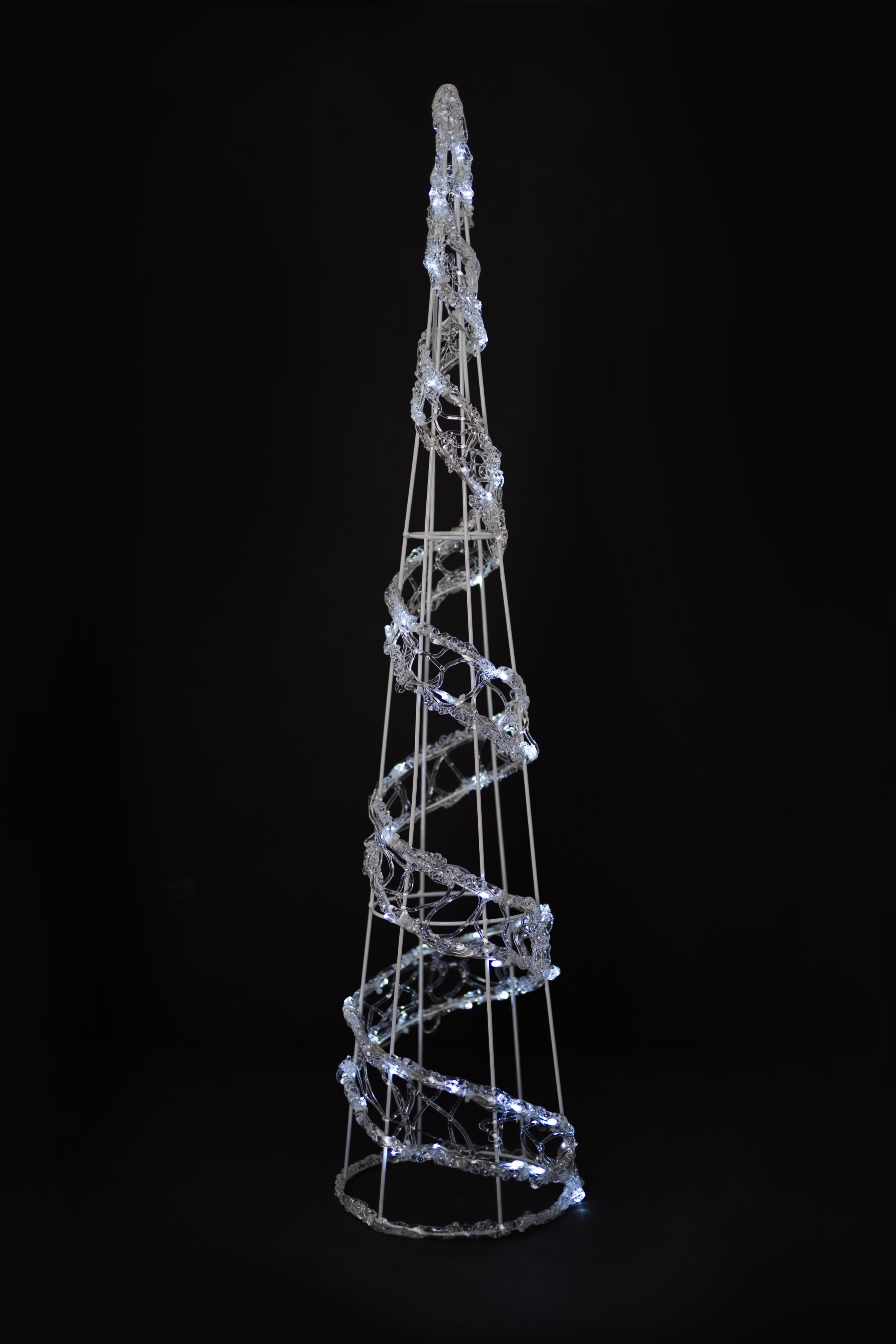 Dekoracja Stożek 50 LED 90 cm do użytku wewnętrznego i zewnętrznego zimny biały