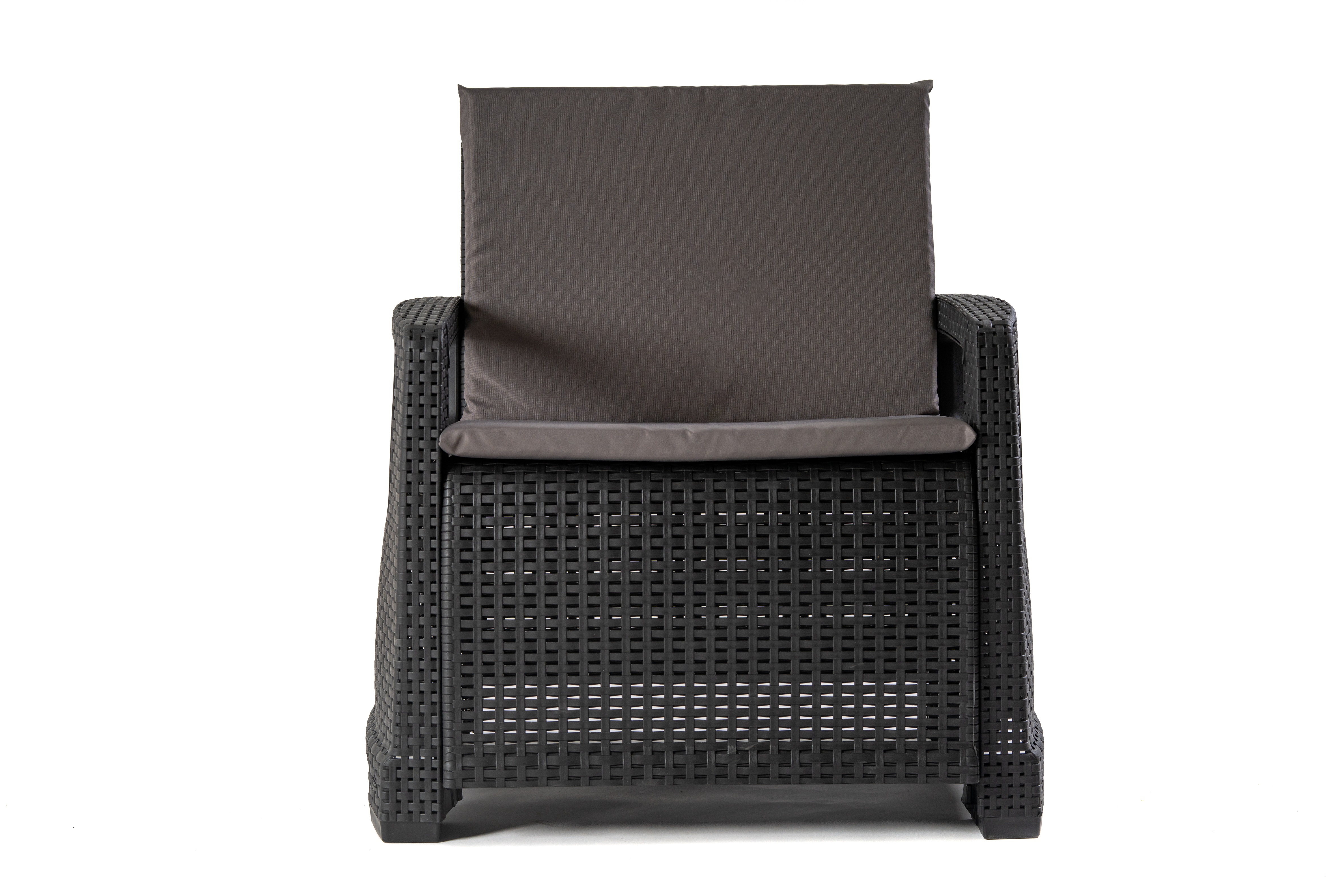 Zestaw Mebli Ogrodowych NAPOLI MINI 6 Rattan Antracyt