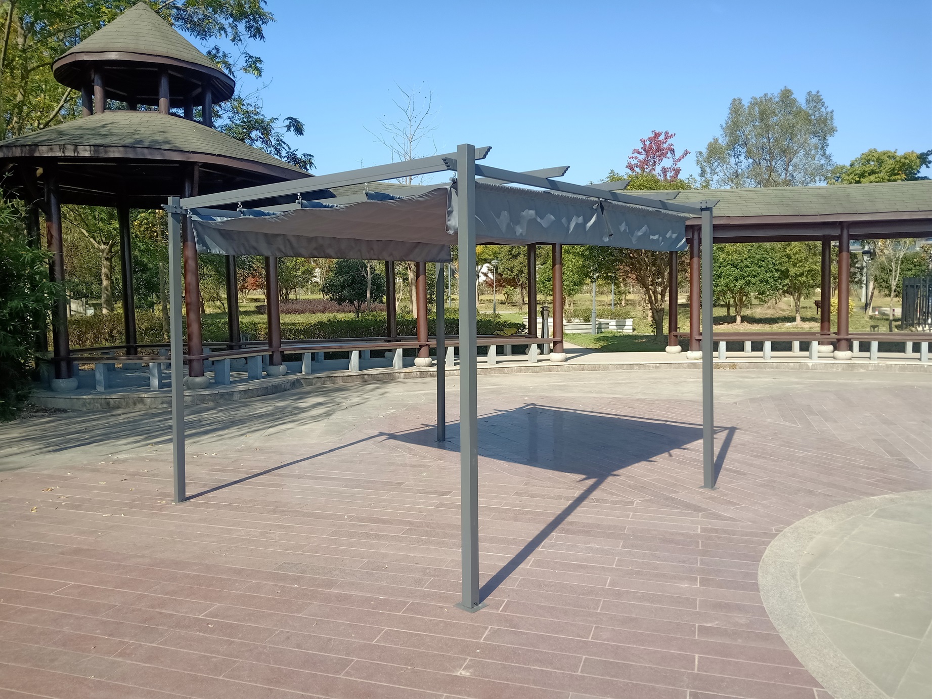 ALTANA TARASOWA PERGOLA ALUMINIOWA OGRODOWA 2.8x4