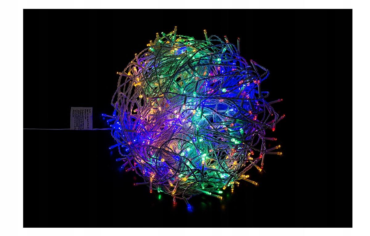 Lampki Sople Zewnętrzne 150LED 5M Multikolor