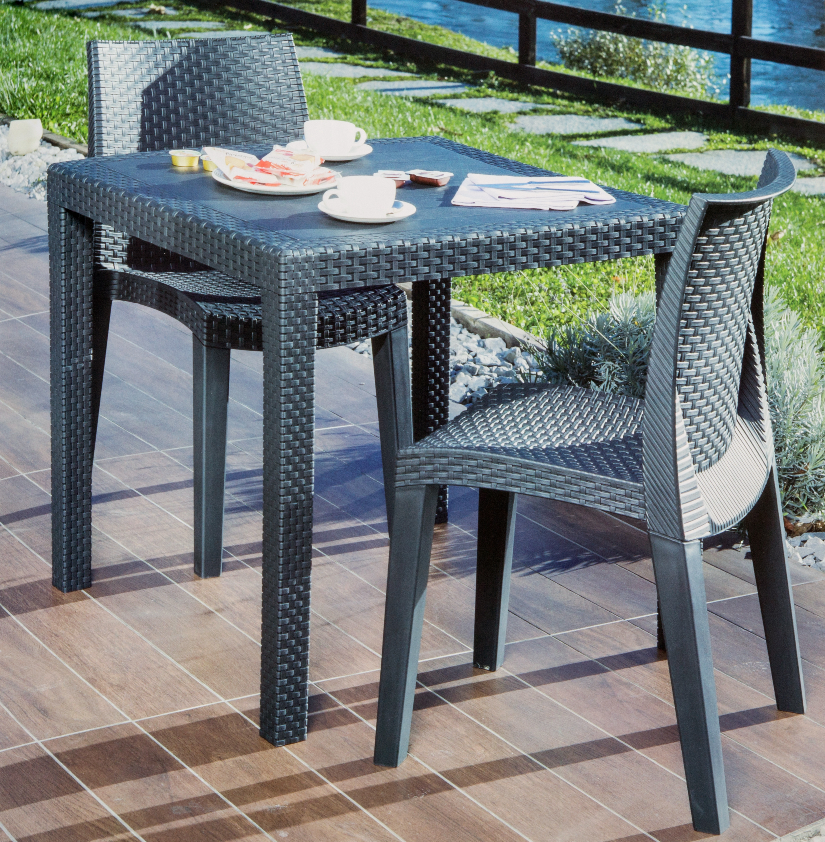 Stół Ogrodowy KING Antracyt EUROHIT Garden