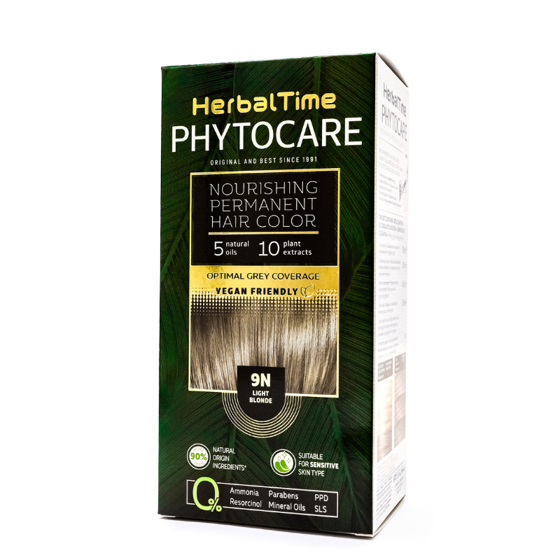 Herbal Time Trwała farba do włosów 9N Light Blonde