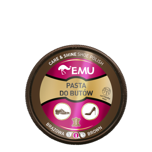 EMU Pasta do butów - brązowa - 50ml
