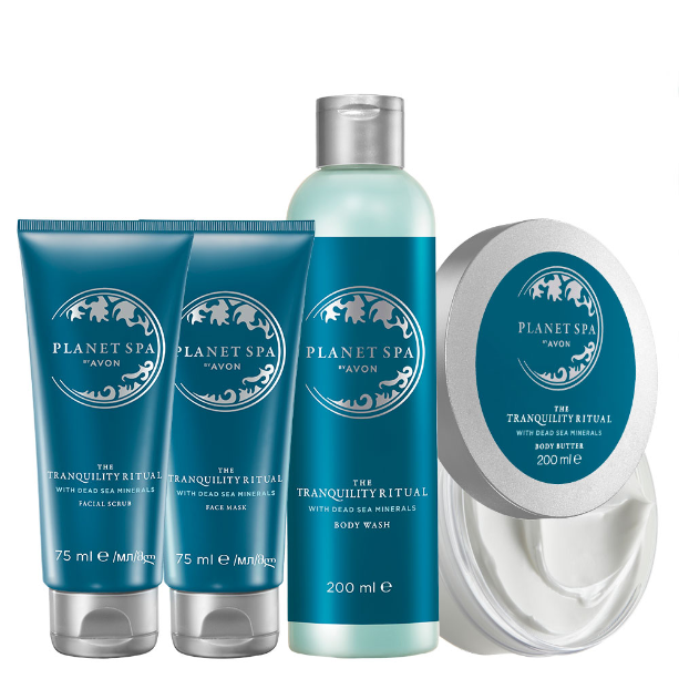 Avon Planet Spa The Tranquillity Ritual Zestaw 4w1