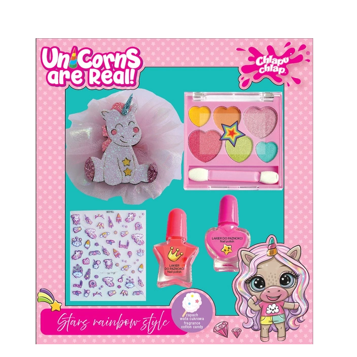CHLAPU CHLAP Unicorns Are Real Wata Cukrowa Zestaw