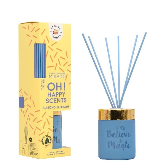OH! HAPPY SCENTS Patyczki zapachowe Almond Blossom