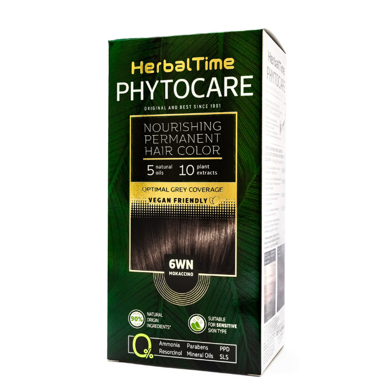 Herbal Time Trwała farba do włosów - 6WN Mokaccino