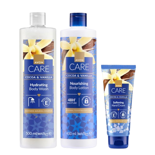 Avon Care Cocoa Vanilla Zestaw Kakao i Wanilia 3w1
