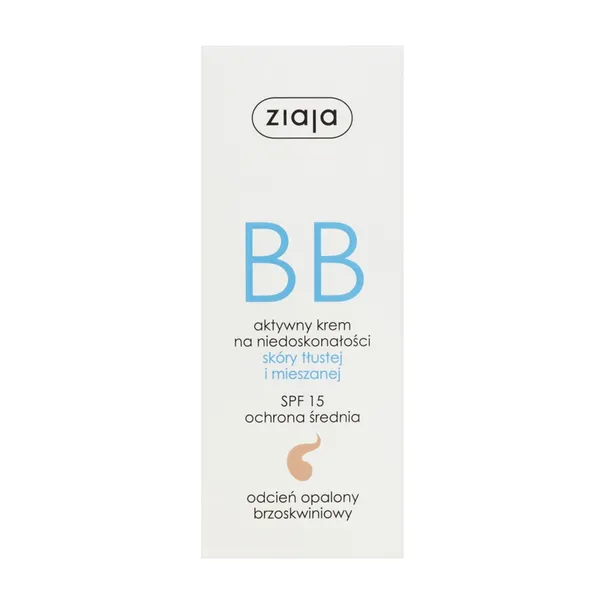 Ziaja BB aktywny krem opalony brzoskwiniowy