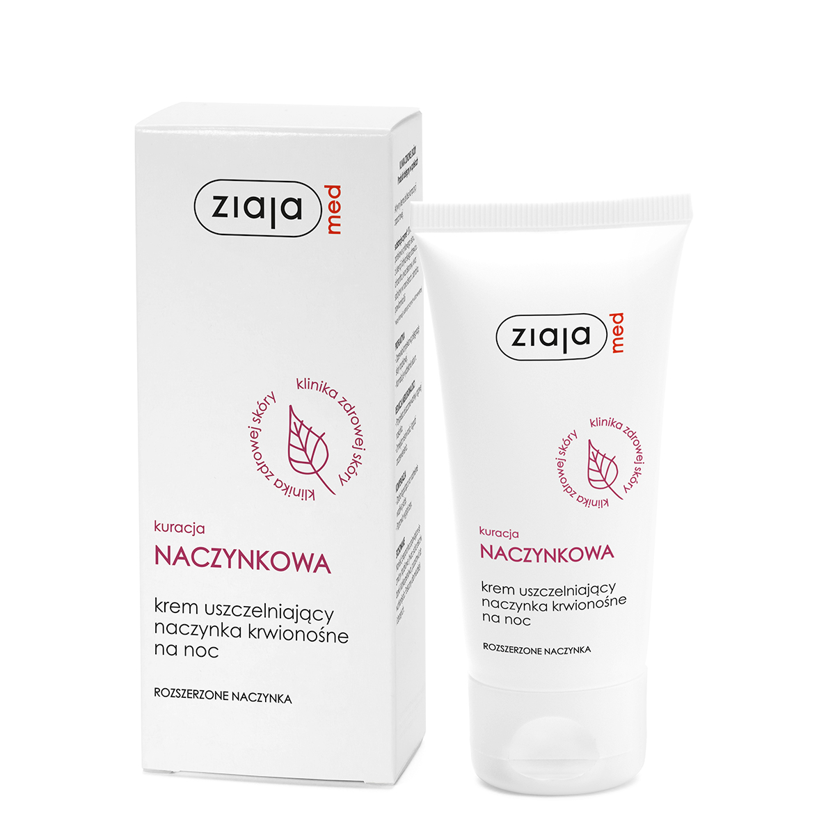 Ziaja Med krem uszczelniający naczynka na noc