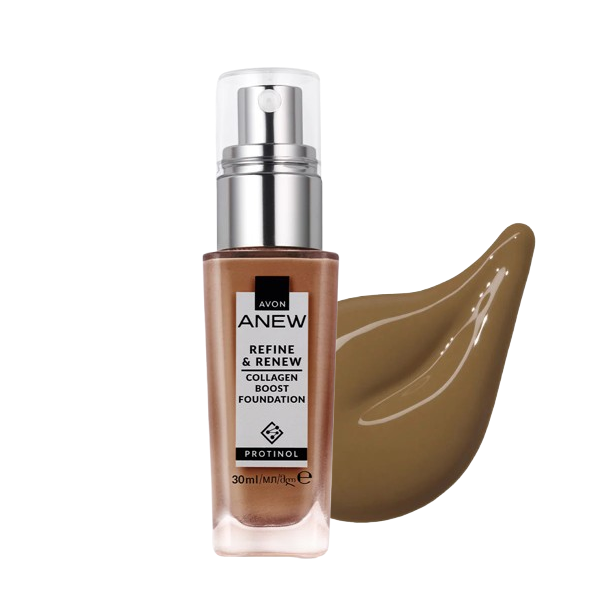 Avon Anew Refine Renew Podkład-serum 420G Caramel