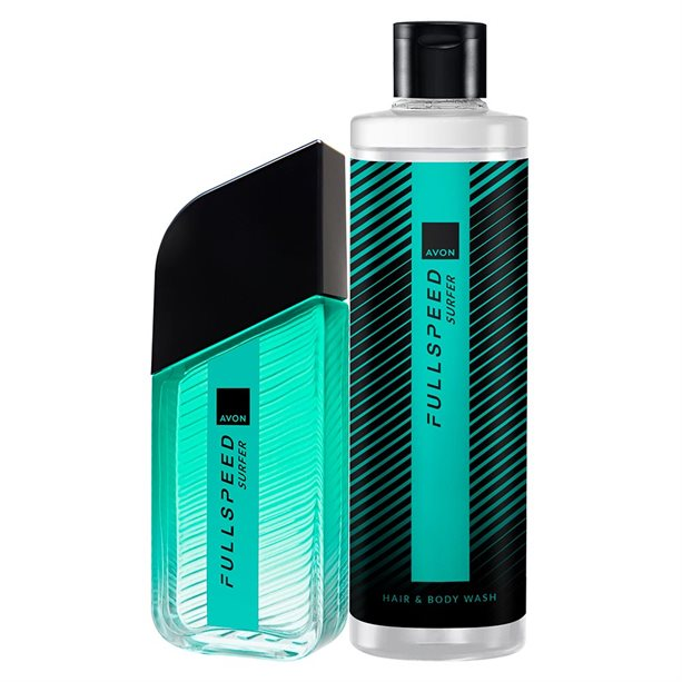 Avon Full Speed Surfer Zestaw [Perfumy + Żel]