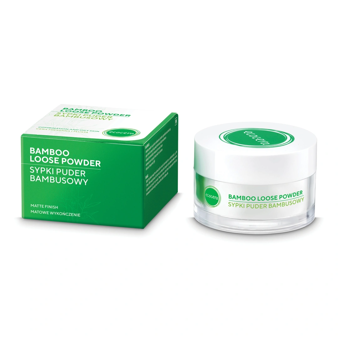 Ecocera Sypki Puder Bambusowy dla cery tłustej